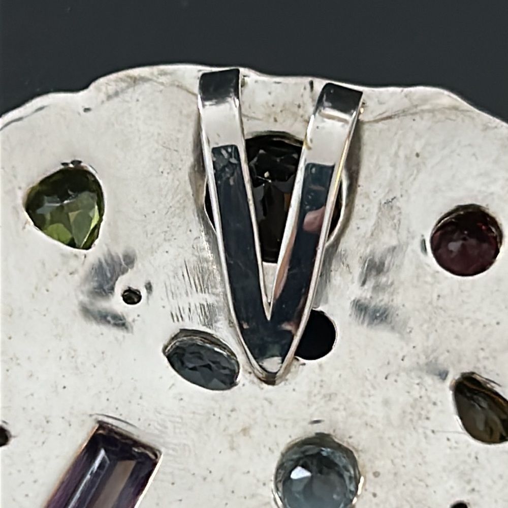 Ross Simons Multi Gemstone Sterling 925 Pendant - Picture 9 of 10